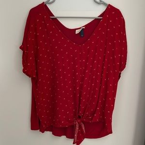Red shirt